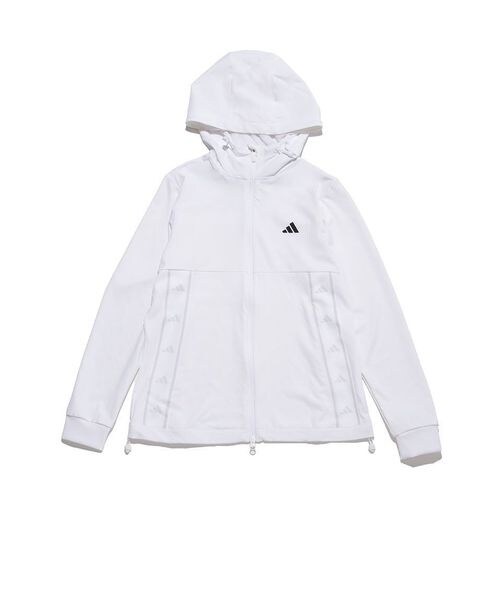 ジャケット ファブリックミックスストレッチ フーディー | アディダス