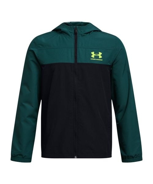 [}C]WPbg UA SPORTSTYLE WINDBREAKER/A_[A[}[iUNDER ARMOUR j Hydro Teal ^ Black ^