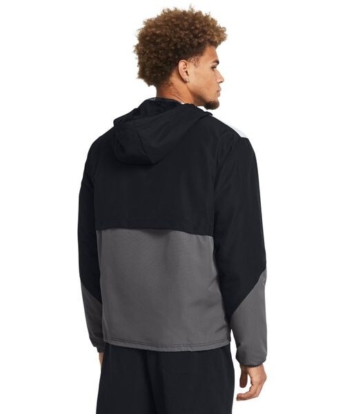 [}C]WPbg UA Icon Legacy Windbreaker/A_[A[}[iUNDER ARMOUR j Black ^ Castlerock ^