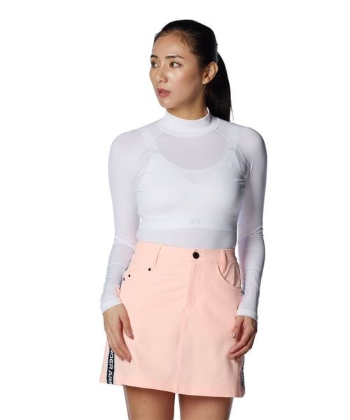 [}C]nClbN UA W HG Comp LS Mock/A_[A[}[iUNDER ARMOUR j White ^ ^ Halo Gray