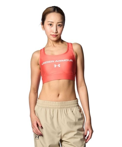 [}C]X|[cu UA Mesh Back Bra/A_[A[}[iUNDER ARMOUR j Coho ^ White ^