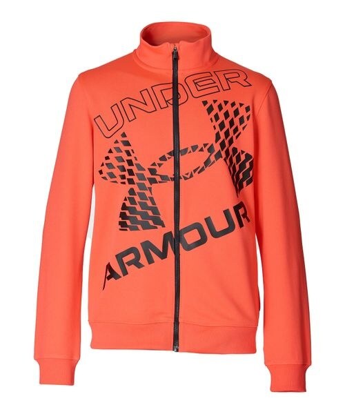 [}C]WPbg UA TRACK JACKET/A_[A[}[iUNDER ARMOUR j Rush Red ^ ^ Black