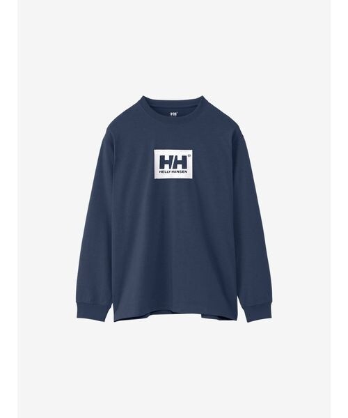 ヘリーハンセン　ロングスリーブカレッジロゴティー（ユニセックス） 長袖Tシャツ 公式・アウトレット】ロングスリーブカレッジロゴティー（ユニ