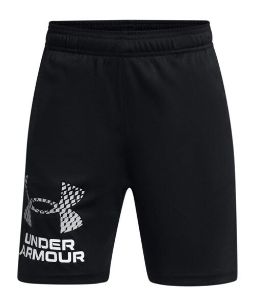 [}C]V[gpc UA Tech Logo Shorts/A_[A[}[iUNDER ARMOUR j Black ^ ^ Mod Gray