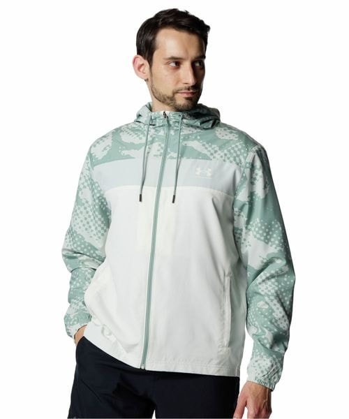 [}C]WPbg UA SPORTSTYLE WNDBKR PRINTED/A_[A[}[iUNDER ARMOUR j Hydro Green ^ ^