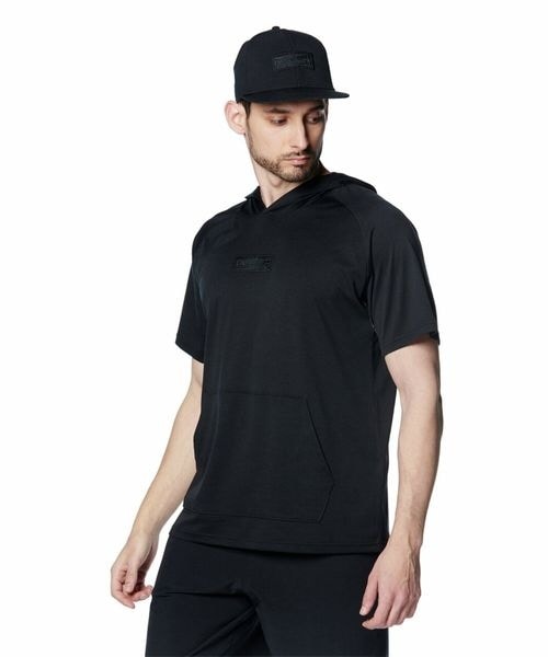 [}C]EH[AbvEFA UA Tech Short Sleeve Hoodie/A_[A[}[iUNDER ARMOUR j Black ^ ^