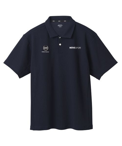 DESCENTE 赤黒 ポロシャツ レディース ムーブスポーツ MOVESPORT Sunscreen NIR 鬼鹿の子 ポロシャツ