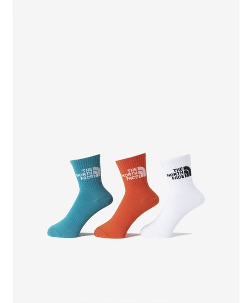 [}C]\bNX TNF Jacquard Logo 3P Crew (TNF WJ[h S 3P N/UEm[XEtFCXiTHE NORTH FACEj MW