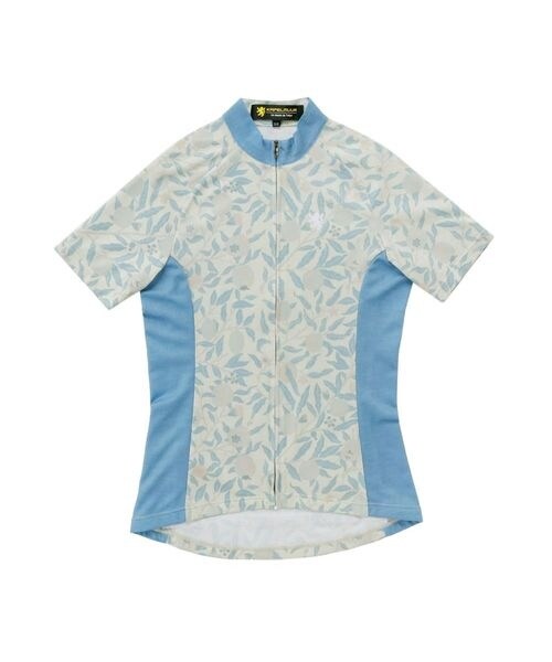 その他のブランド（other）/シャツ LADIES　半袖ジャージ　ボタニカルプリント　イエロー シャツ LADIES 半袖ジャージ ボタニカルプリント イエロー | その他の