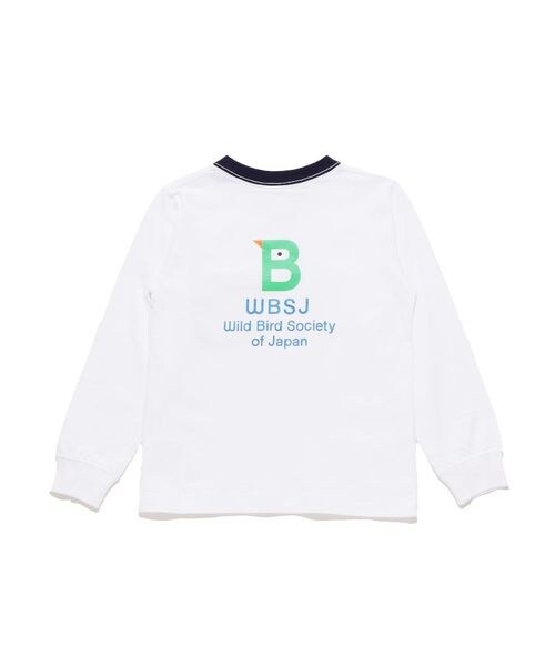 [}C]TVciTj CREW NECK POKET L^S TSHIRT/̑̃uhiotherj WHT