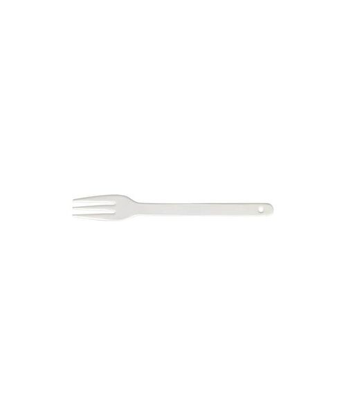 HANZT[ ENAMEL CAKE FORK WHITE D