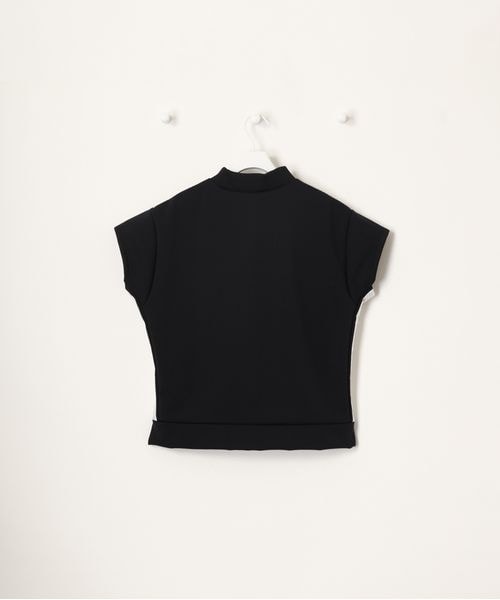 [}C]XEFbgEp[J[ SWEAT OFF-MOCK NECK PO/j[oX StiNew Balance Golfj 010 BLACK