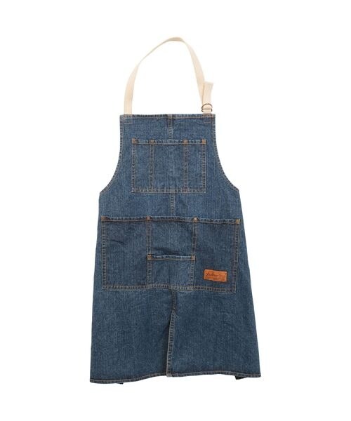 [EL[ȆObY MW WORK APRON WASHED DEINM D