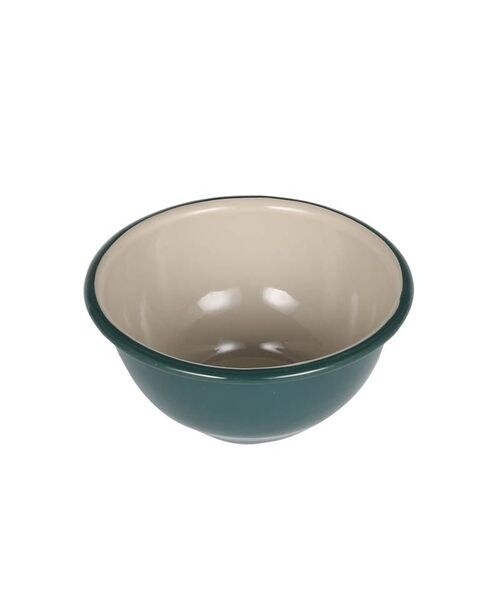 [EL[ȆObY ENAMELED BOWL GREEN D