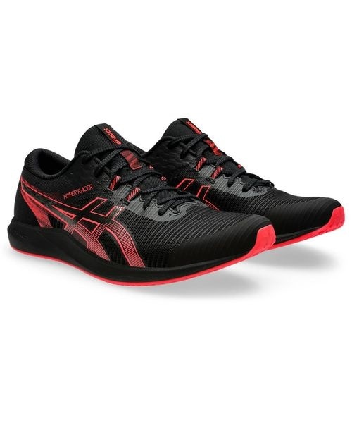 [�}���C]�����j���O�X�p�C�N�E�I�[�����E���h HYPER RACER/�A�V�b�N�X�iasics�j BLACK�^GUNMETAL