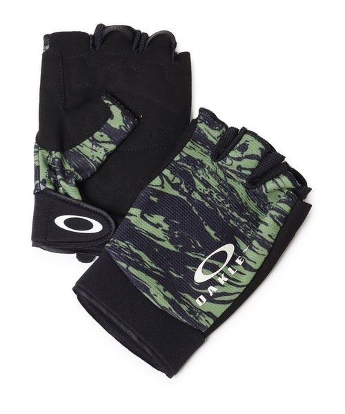 [}C]O[u SEEKER FINGERLESS GLOVE/I[N[iOakleyj DUALITY SWIRL GN^BK