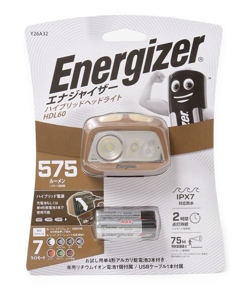 Energizer HDL60 ヘッドライト 防災 5個セット 【公式通販】