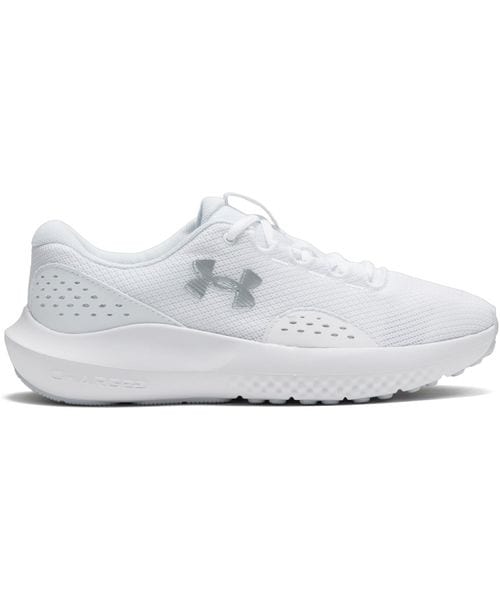 [}C]ʃi[ UA Charged Surge 4 WIDE/A_[A[}[iUNDER ARMOUR j White ^ Distant Gray