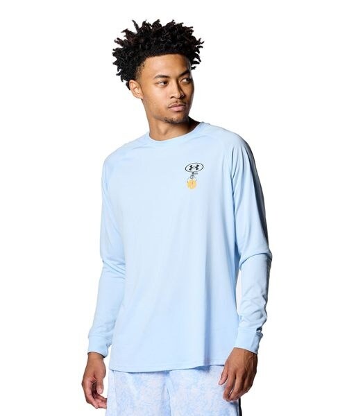 [}C]TVciTj UA TECH GRAPHIC LS T-SHIRTS/A_[A[}[iUNDER ARMOUR j Nimbus Blue ^ ^