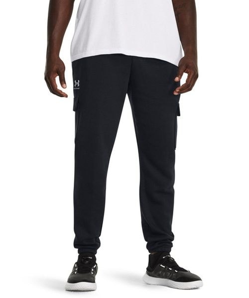 [}C]Opc UA Essential Flc Cargo Pant/A_[A[}[iUNDER ARMOUR j Black ^ ^ White