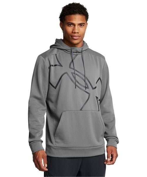 [}C]XEFbgEp[J[ UA Armour Fleece HBR Logo HD/A_[A[}[iUNDER ARMOUR j Castlerock ^ ^ Whit