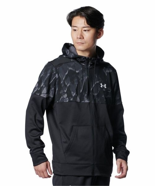 [}C]WPbg UA ARMOUR FLEECE FZ HD Nov/A_[A[}[iUNDER ARMOUR j Black ^ ^