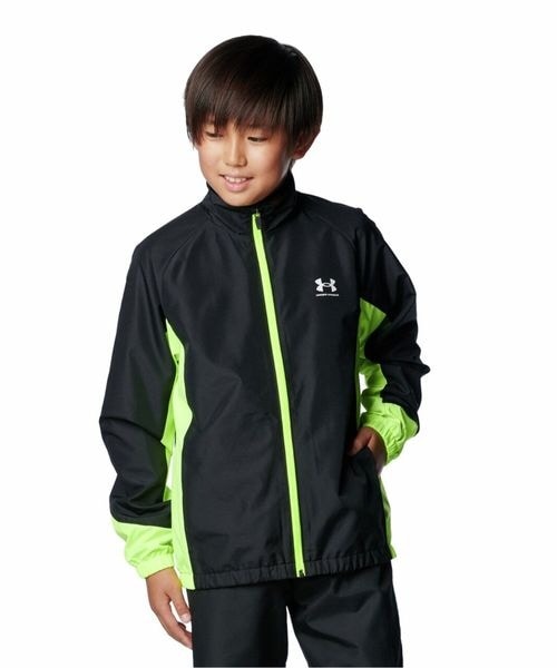 [}C]WPbg UA SPORTSTYLE MESH JACKET/A_[A[}[iUNDER ARMOUR j Black ^ High Vis Yel