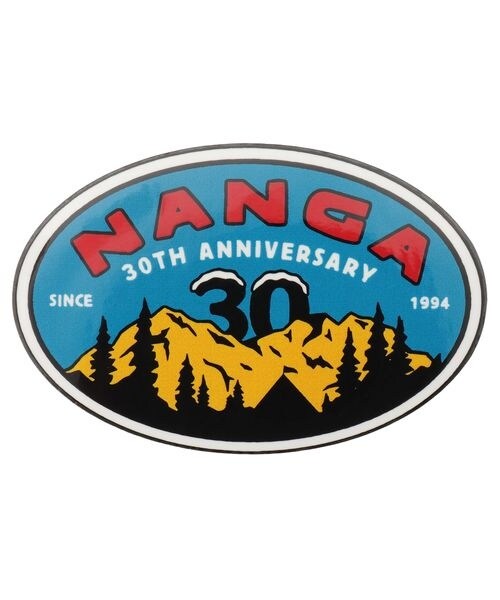 [}C]̑gbLOMA NANGA 30TH ANNIVERSARY STICKER OVAL/iKiNANGAj BLU×YEL