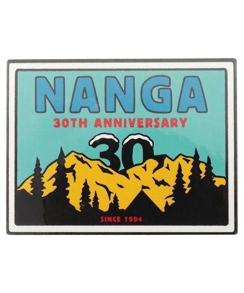 [}C]̑gbLOMA NANGA 30TH ANNIVERSARY STICKER SQUARE/iKiNANGAj GRN×YEL