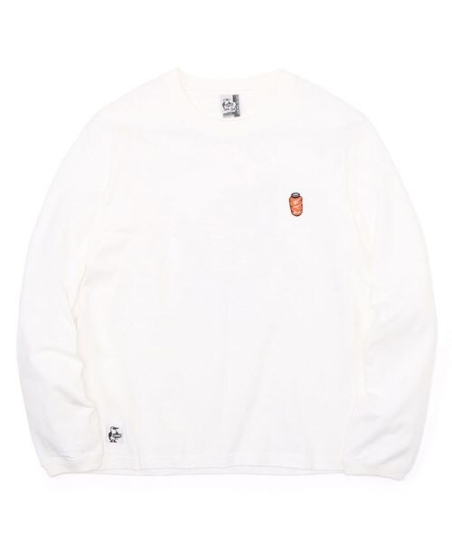 Amazon | [チャムス] レトロ Yatai de Otsukare! Brushed L/S T