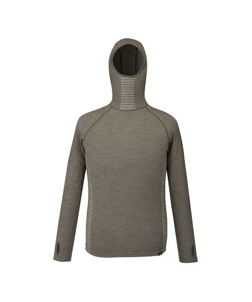 長袖Tシャツ（ロンT） WAFFLE WOOL HD M | ミレー(MILLET