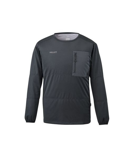 [}C]XEFbgEp[J[ ALPHA LIGHT SWEAT II CREW M/~[iMILLETj BLACK NOIR