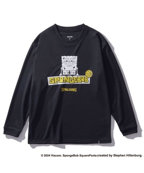 長袖Tシャツ（ロンT） ジュニア ロングスリーブTシャツ スポンジ・ボブ