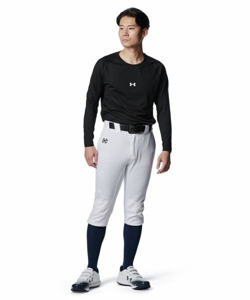 [}C]A_[Vc UA CG CONFORT FITTED LS CREW/A_[A[}[iUNDER ARMOUR j Black ^ ^
