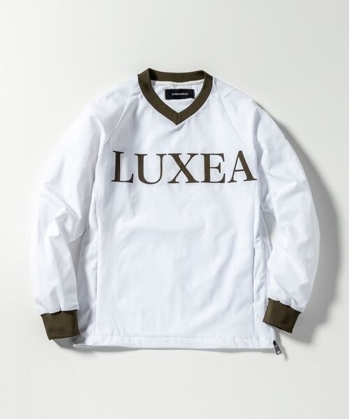 [}C]nClbN VENTILATED V-NECK LONG SLEEVES/̑̃uhiotherj white