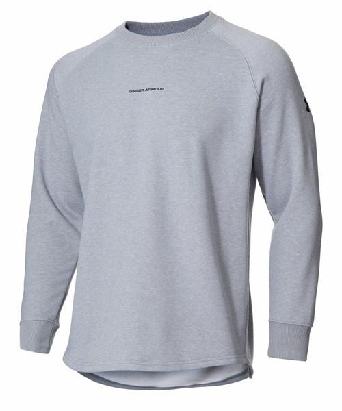 [}C]XEFbg UA Longshot Sweat Crew/A_[A[}[iUNDER ARMOUR j Steel Light Heather