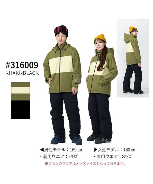 [}C]XL\EFA UNISEX SUIT/̑̃uhiotherj KHAKI×BLACK