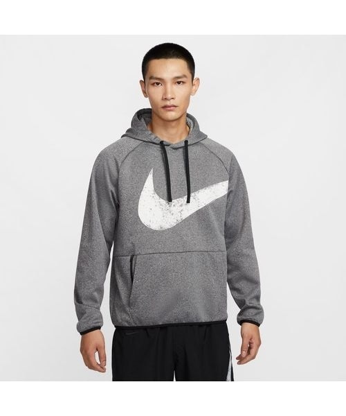 NIKE - ナイキ スウェットパーカー メンズ TF スウッシュ プルオーバー 黒 L スウェット・パーカー ナイキ TF スウッシュ プルオーバー L／S
