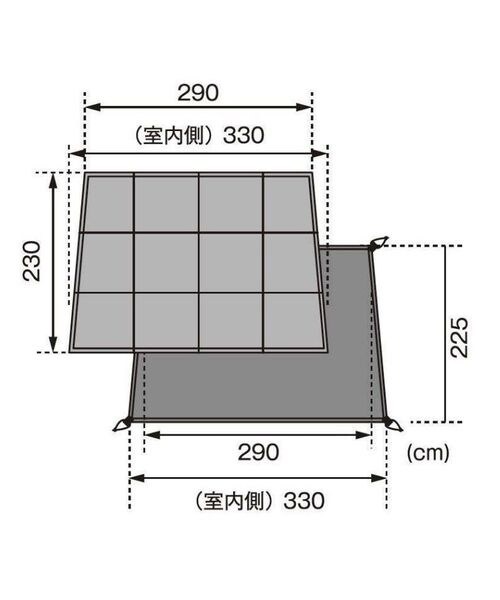 インナーマット トゥーガマットシートセット | スノーピーク(snowpeak