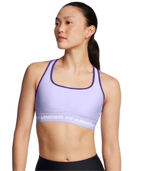 [}C]X|[cu UA CROSSBACK MID BRA/A_[A[}[iUNDER ARMOUR j Salt Purple ^ ^ Whi
