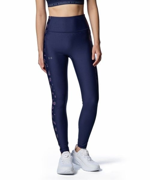 [}C]Opc F24 UA ARMOUR PRINTED LEGGING/A_[A[}[iUNDER ARMOUR j Midnight Navy ^ ^