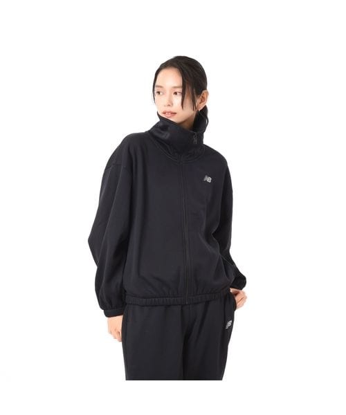 ★New Balance★W COLLAR TYPE フリースジャケット★追跡可 ジャケット Seasonal ポリフリースフルジップジャケット