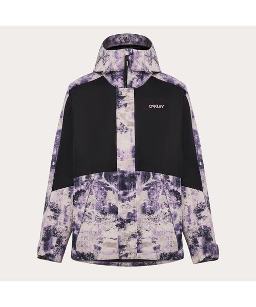 [}C]{[hWPbg RANGE RC JACKET 2.0/I[N[iOakleyj OXIDATION PRINT LILA