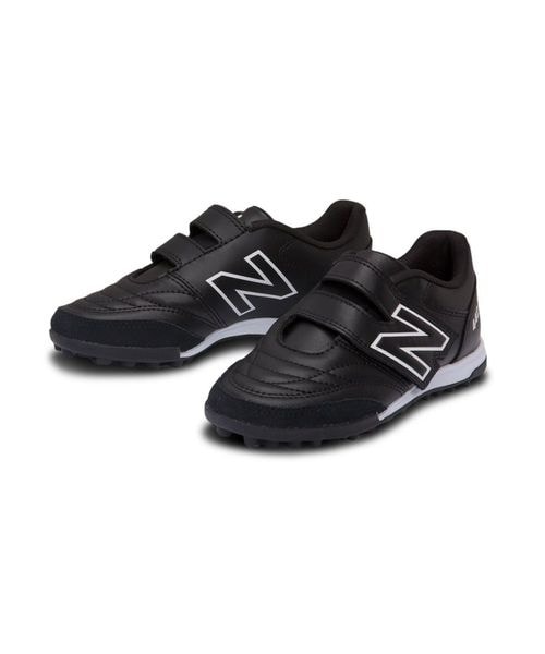 【ドム】New Balance サッカーシューズ 黒 サッカー トレーニングシューズ442 v2 V TF JNR BK2JS4VTBK2 W