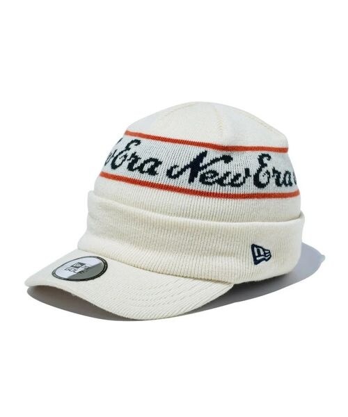 [}C]̑EFAANZT[ GF VISOR KNIT JACQUARD OFF WHI/j[GiNEW ERAj ItzCg
