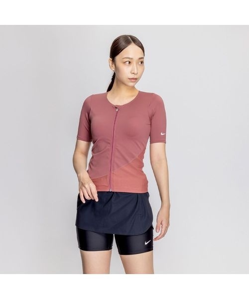 ナイキ（NIKE）/フィットネス ナイキ SP25 ジップ付き半袖2in1スカートショーツセパレーツ フィットネス ナイキ SP25 ジップ付き半袖2in1スカートショーツ