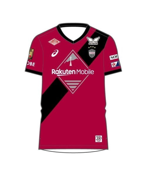 [}C]̑TbJ[CZX VISSEL KOBE REPLICA SHIRT 2025/AVbNXiasicsj BURGUNDY