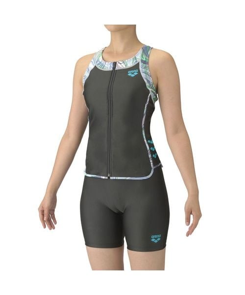 Speedo ステイフィットクロスノットスーツダブルオー SFW02333 BB shz-yah_gw-sfw02333-bb