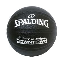 スポルディング(SPALDING)の6号球 ダウンタウン ブラック×ホワイト