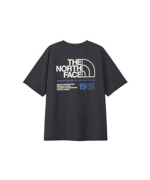 [}C]TVc S^S ES 66 Logo Wide Tee (V[gX[uC[GX66SChe/UEm[XEtFCXiTHE NORTH FACEj K
